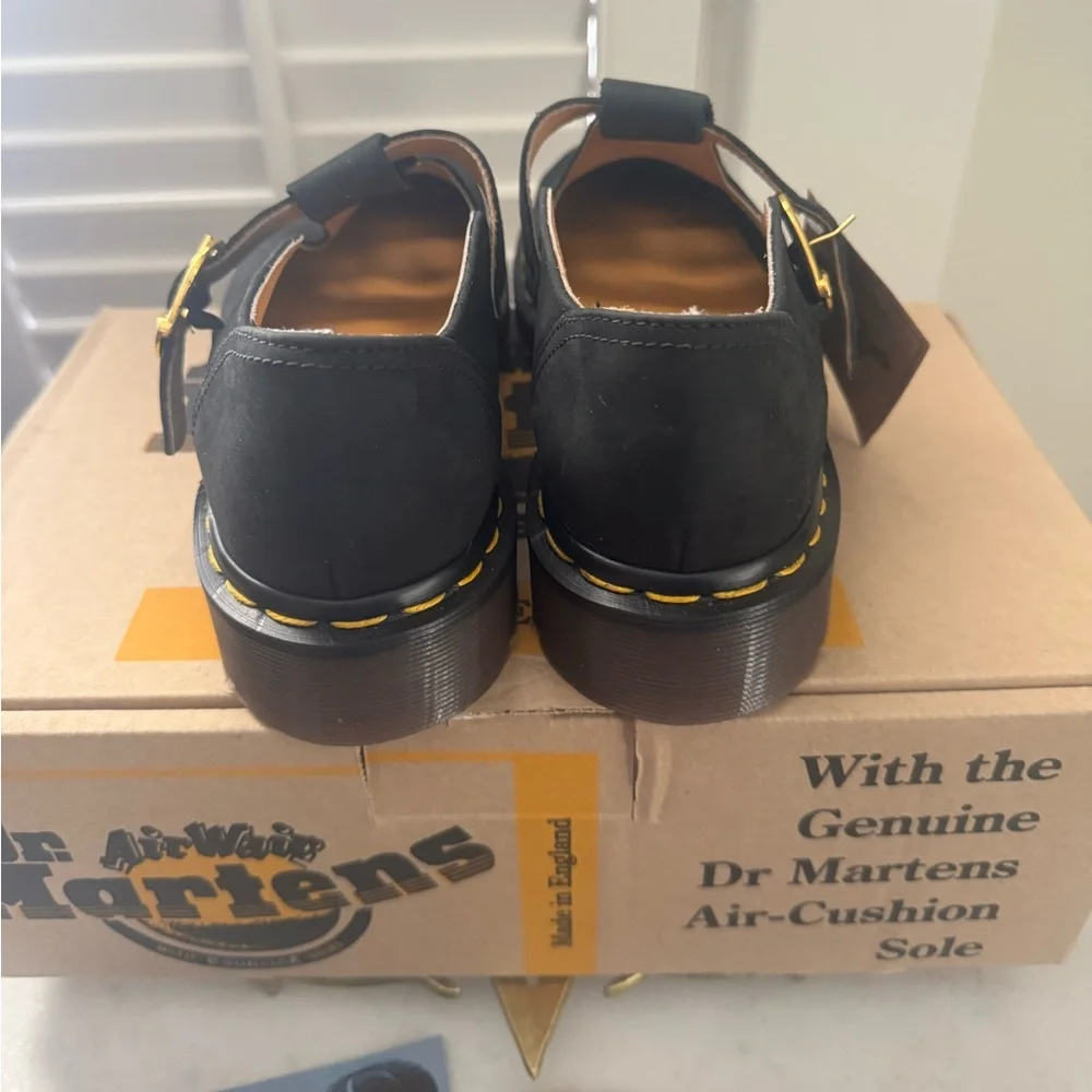 NIB England Made Dr. Martens Vintage Nubuck Tear Drop Mary Janes UK5 US 7-7.5 - Picture 7 of 10